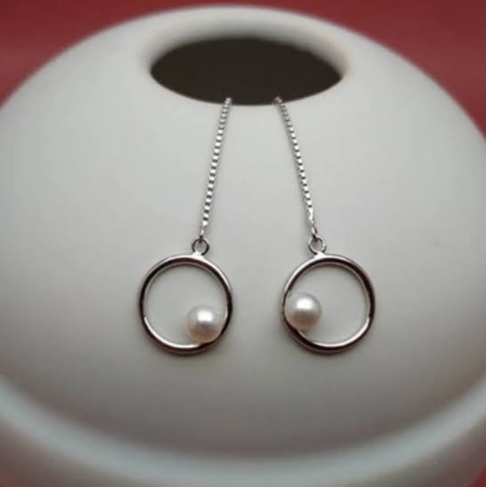 Threader Earrings - Picture 2 of 2